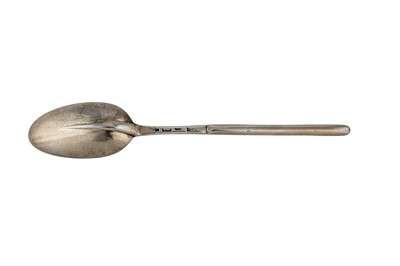 Lot 262 - A George I Britannia standard silver marrow scoop spoon, London 1721 by Benjamin Watts (reg. 21st Nov 1698)