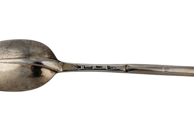 Lot 262 - A George I Britannia standard silver marrow scoop spoon, London 1721 by Benjamin Watts (reg. 21st Nov 1698)