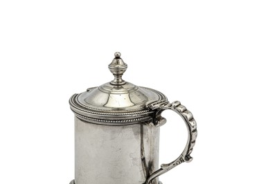 Lot 59 - A Charles IV early 19th century Spanish silver mustard pot, Madrid 1802, no makers mark