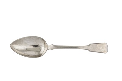 Lot 224 - A late 19th century Maltese 917 standard silver table spoon, 1889 by Alfredo Vassallo Cremona (reg. 6th Aug 1863)