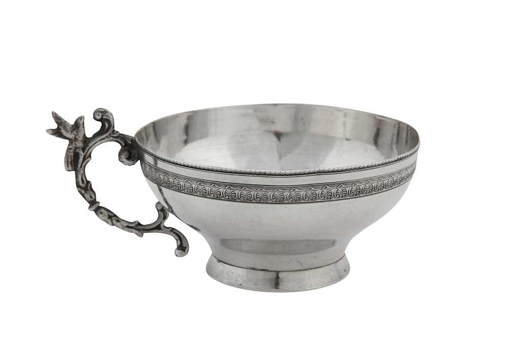 Lot 106 - An early 20th century Egyptian 900 standard silver cup, Cairo 1934