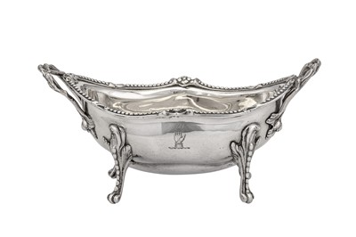 Lot 373 - A pair of George III sterling silver open sauce tureens, London 1770 by William Holmes (active from c. 1762)