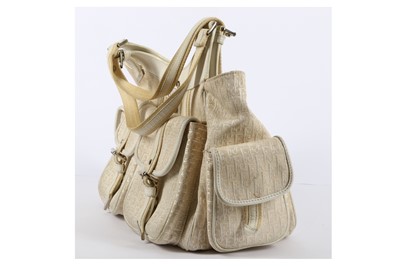 Lot 149 - Dior White Diorrissimo Pocket Tote