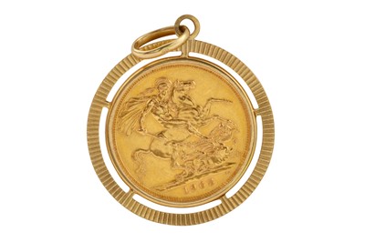 Lot 19 - A Queen Elizabeth II full sovereign pendant