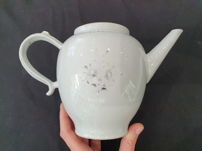 Lot 637 - TWO CHINESE TEAPOTS AND COVER AND A TEA CADDY AND COVER.