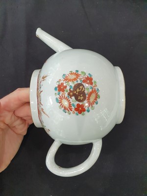 Lot 637 - TWO CHINESE TEAPOTS AND COVER AND A TEA CADDY AND COVER.