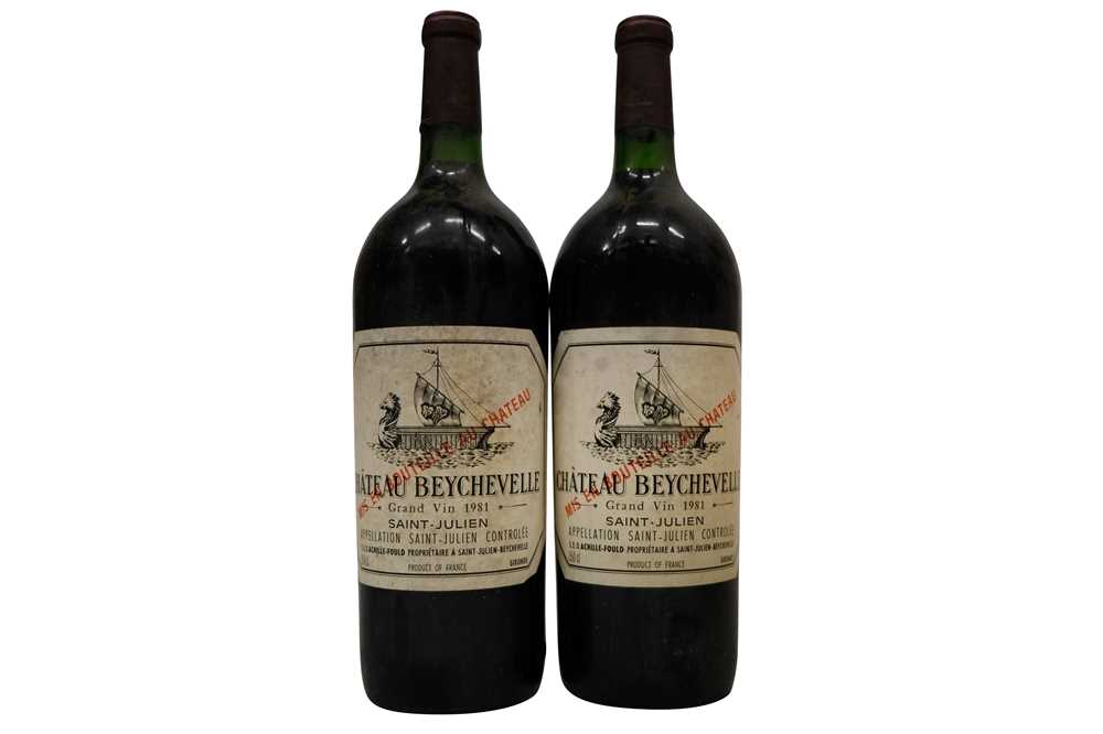 Lot 132 - Magnums Of Château Beychevelle 1981
