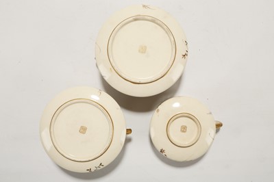 Lot 315 - A JAPANESE SATSUMA WARE TEA SET. Late 19th...