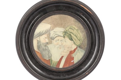 Lot 192 - A PAIR OF WATERCOLOUR CARICATURES OF TURKISH MEN