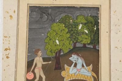 Lot 314 - A YOGINI AND A MALE DISCIPLE IN THE WILDERNESS