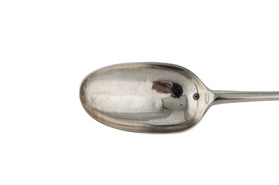 Lot 232 - A George I Scottish silver tablespoon, Edinburgh 1719 by Alexander Kincaid (reg. 1692)