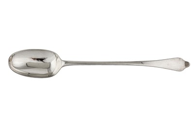 Lot 312 - A Queen Anne Britannia standard silver basting spoon, London probably 1705 by John Broake (reg. 8th July 1699)