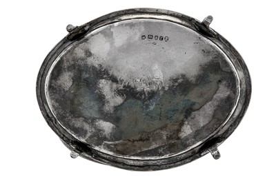 Lot 313 - A George III sterling silver teapot on stand, the teapot London 1792 by Frances Purton (reg. 4th March 1783)