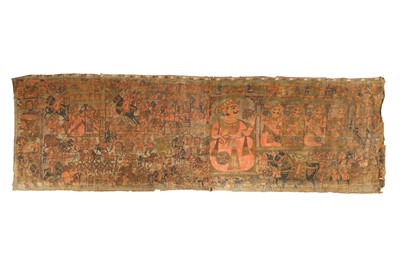 Lot 328 - A MONUMENTAL CEREMONIAL WALL HANGING