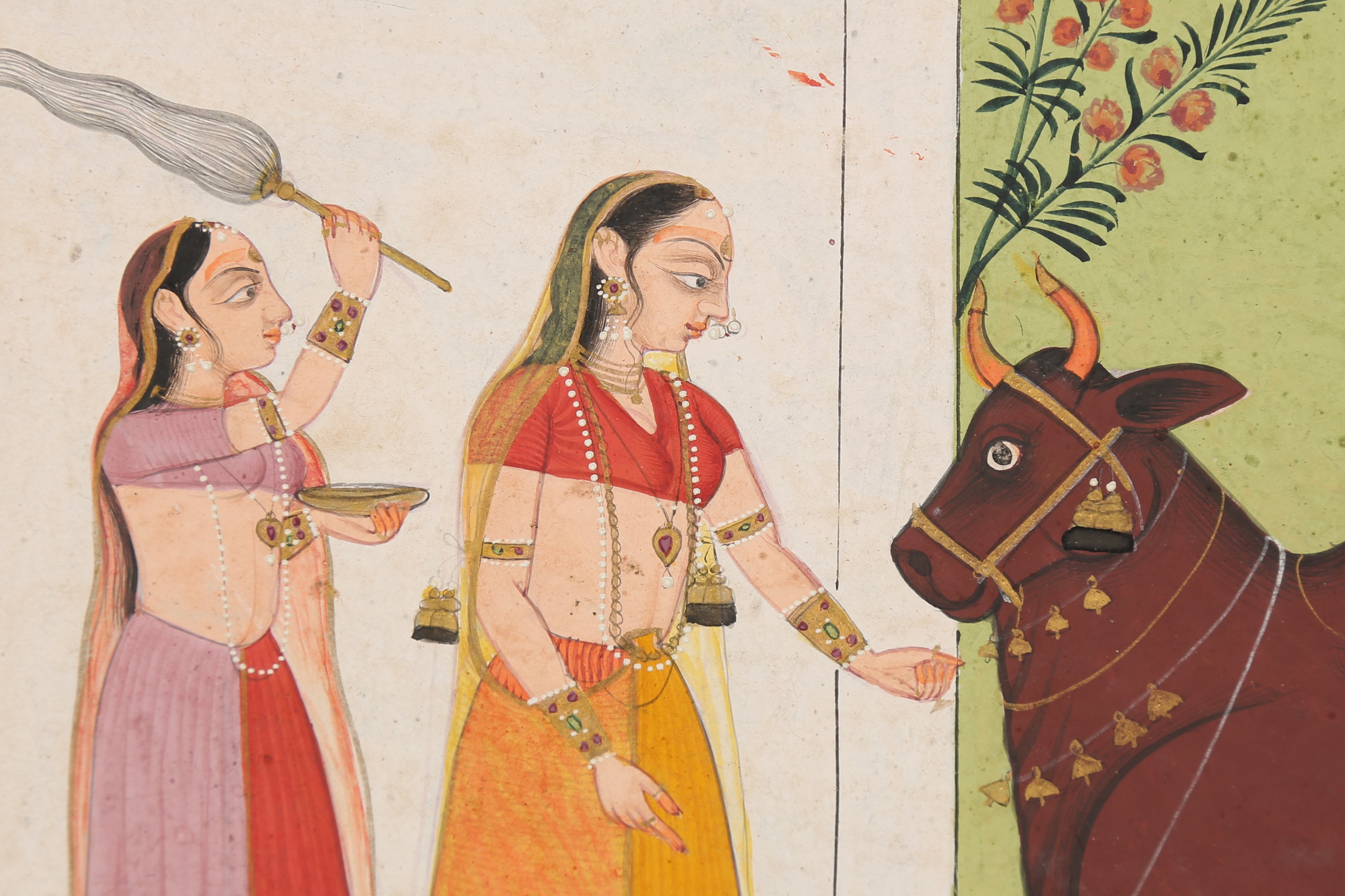 Lot 322 - AN ILLUSTRATION FROM A RAGAMALA SERIES: