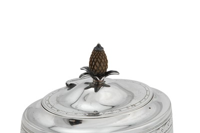 Lot 316 - A Victorian sterling silver tea caddy, London 1898 by George Fox