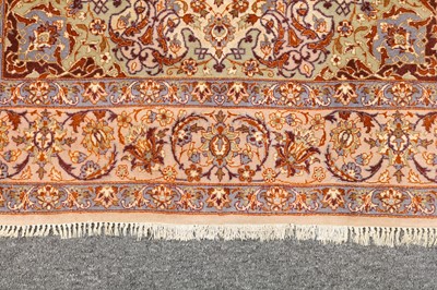 Lot 26 - AN EXTREMELY FINE PART SILK ISFAHAN RUG, CENTRAL PERSIA