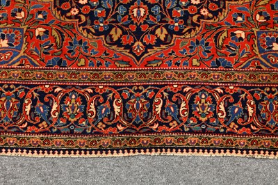 Lot 44 - A VERY FINE KASHAN RUG, CENTRAL PERSIA