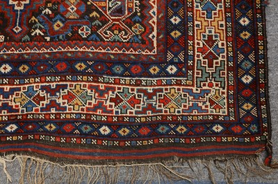 Lot 72 - AN  ANTIQUE HAMSEH RUG, SOUTH-WEST PERSIA