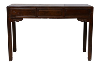 Lot 172 - A CHINESE WOOD DESK.