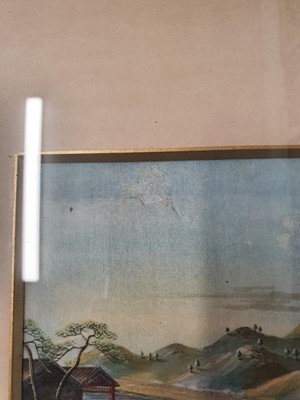 Lot 128 - STUDIO OF TINGQUA, A SET OF FIVE CHINESE TEA PRODUCTION PAINTINGS.