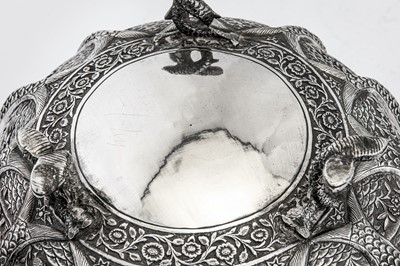 Lot 131 - A late 19th / early 20th century Anglo – Indian Raj unmarked silver bowl, Lucknow circa 1900