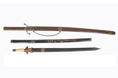 Lot 862 - SIX CHINESE SWORDS.
