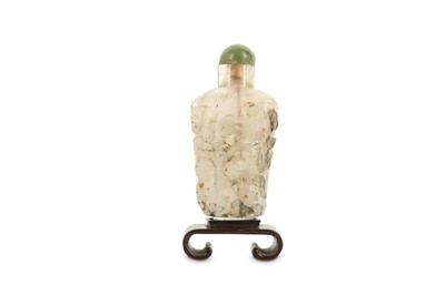 Lot 518 - A CHINESE CRYSTAL SNUFF BOTTLE.