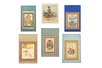 Lot 215 - A collection of Mugal revival framed works
