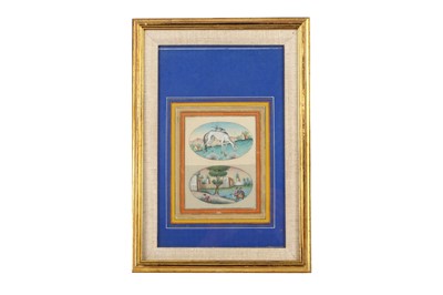 Lot 215 - A collection of Mugal revival framed works