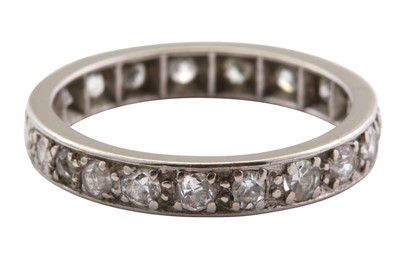 Lot 14 - A diamond eternity ring