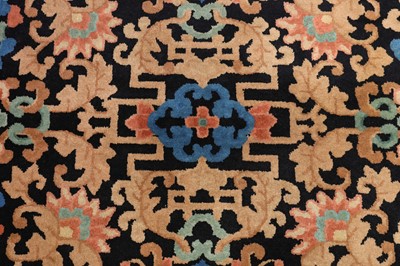 Lot 18 - AN UNUSUAL CHINESE LARGE RUG