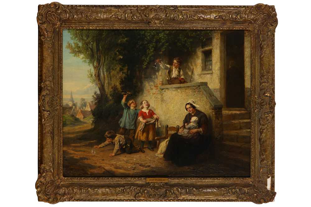 Lot 134 - HENRI JOSEPH DILLENS (BELGIAN 1812 - 1872)