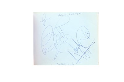 Lot 116 - Autograph Album.- Incl. Sean Connery