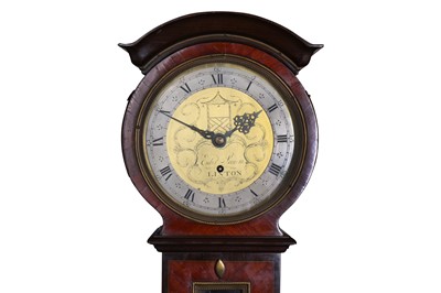Lot 43 - AN UNUSUAL LATE 18TH CENTURY AND LATER LONGCASE CLOCK