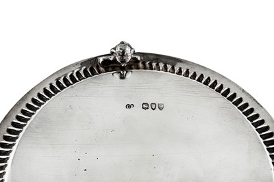 Lot 308 - A Victorian sterling silver teapot stand, London 1893 by Charles Boyton