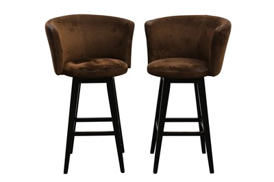 Lot 146 - A pair of contemporary bar stools