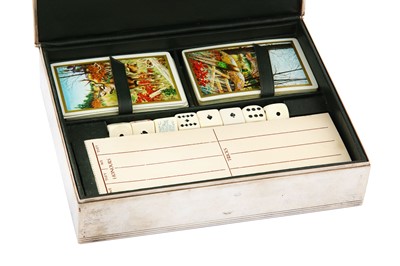 Lot 71 - A mid-20th century Danish sterling silver games box, Vejle circa 1960 by Jørgen Frandsen (active 1948-73)