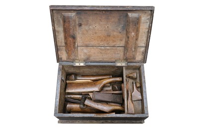 Lot 350 - A 19th Century leadworkers toolbox