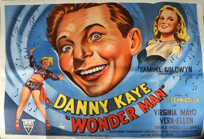 Lot 16 - A Hucch film coloured poster - Danny Kaye...