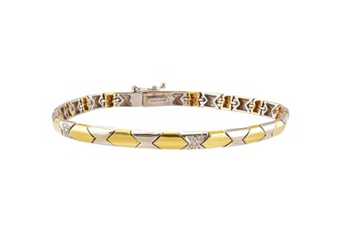 Lot 12 - A diamond-set bracelet