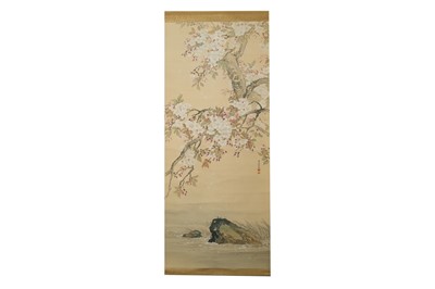 Lot 922 - TWO CHINESE HANGING SCROLL PAINTINGS.