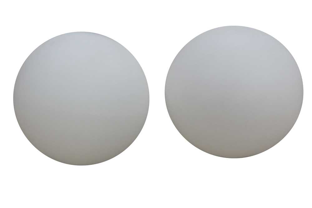 Lot 147 - A pair of Globo lamps by Slide Design