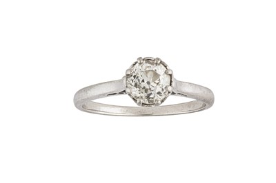 Lot 164 - A diamond single-stone ring