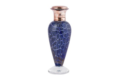 Lot 111 - An Elizabeth II sterling silver mounted glass scent bottle, London 2000 by Whitehall Co