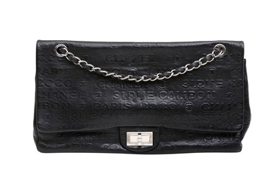 Lot 470 - Chanel Black 31 Rue Cambon Reissue Double Flap Bag