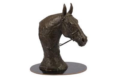 Lot 429 - A modern British equine sculpture by Sally Rutherford (British b.1940)