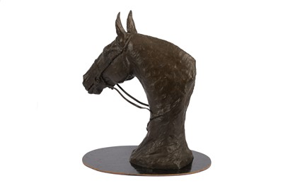 Lot 429 - A modern British equine sculpture by Sally Rutherford (British b.1940)