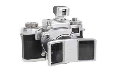 Lot 54 - A Zeiss Ikon Contax IIIa Stereotar C 35mm Rangefinder Camera Outfit