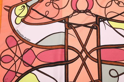 Lot 155 - Hermes 'Coup de Fouet' Silk Scarf